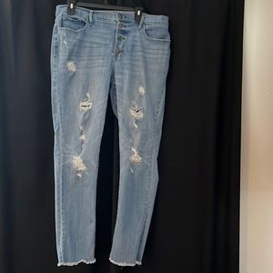 skinny high rise jean